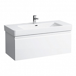 LAUFEN PRO S Тумба под раковину, 1010x450x390 мм, 1 внутренний ящик, подходит для раковины 813966, белый матовый