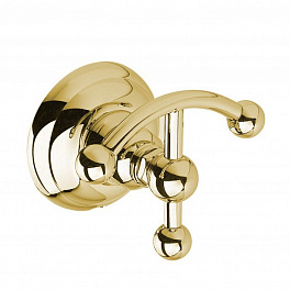 Nicolazzi Classica Крючок двойной, цвет Gold Brass