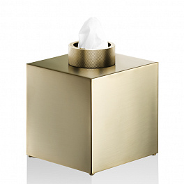 Decor Walther Cube KB Салфетница 15,6x13x13 cm, цвет золото матовое