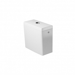 Duravit Starck 3 Бачок для унитаза моноблок с механизмом двойного смыва цвет хром , подключение справа или слева, цвет белый