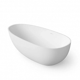 DEA DESIGN Modern Ванна отдельностоящая 170×87×h56 см, материал: Solid Surface искуственный камень, цвет: White №18