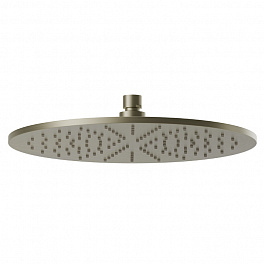 Newform Head Showers Верхний душ круглый с дождевой струей H=8 мм D=300 мм, цвет: PVD brushed pale gold