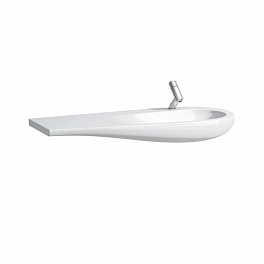 Laufen Alessi One Раковина 1200х500х165мм с 1 отв. под смесит, полка слева, с покр. LLC, цвет: белый (со склада продаем с базой 4.3043.1.097.)