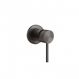 GESSI 316 Встраиваемый смеситель на 1/2" на 1 источник (внешняя часть), цвет: brushed black metal pvd