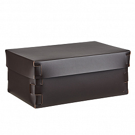 Colombo Adj Коробка Snob, 32x20H13,5 см, цвет: шоколад/капучино