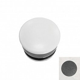 GLOBO Донный клапан для раковины, click-clack, с керамической крышкой, цвет Peperino grigio