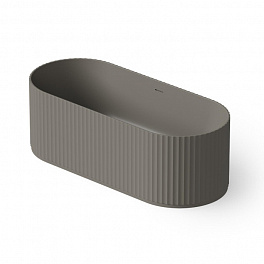 DEA DESIGN Stripes Ванна отдельностоящая 170x72xh56 см, материал: Solid Surface искуственный камень, цвет: Grey №3