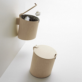 Agape Midi Basket Корзина ø25x30 см, цвет: натуральный дуб
