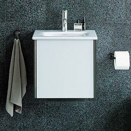 Duravit Viu Раковина подвесная с переливом, выпуск с керам покрытием, 1 отв под смес, 53х43см, покр WonderGliss, цвет белый