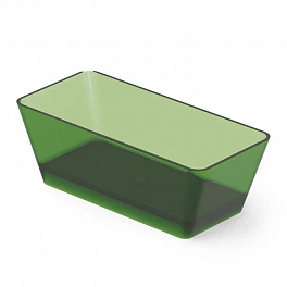 DEA DESIGN Modern Ванна отдельностоящая 170x78xh58 см, материал: Glasstech прозрачная смола, цвет: Emerald R3
