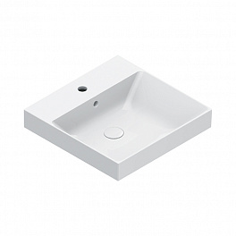 Catalano ZERO Раковина 50x50, с 1 отв. под смеситель, покрытие Cataglaze+, цвет белый глянцевый