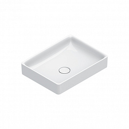 Catalano GREEN Раковина 50x38 накладная, без отв. под смеситель, покрытие Cataglaze+, цвет белый глянцевый