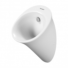 DURAVIT WHITE TULIP Писсуар 320х340 мм., без смывного края, с вытяжкой, подача воды сзади, сток горизонтальный, без "мушки", цвет белый