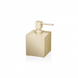 Decor Walther Cube DW 475 Дозатор для мыла, настольный, цвет: золото матовое