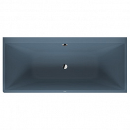 Duravit Vitrium Ванна прямоугольная правый угол 1800x800мм, с ножками, с2 наклонами для спины, цвет синий матовый