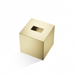 Decor Walther Cube KB 83 Диспенсер для салфеток 13.3x13.3x13.5см, цвет: золото матовое