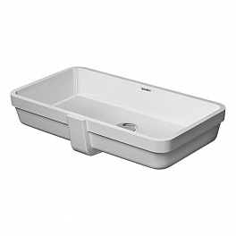 Duravit Vero Air Раковина встраиваемая 60х31 см, с переливом, без отв. под смеситель, Цвет белый