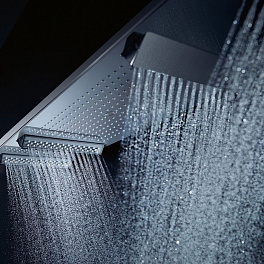 AX ShowerHeaven Верхний душ 1200 x 300 мм, 4jet, потолочный монтаж, c подсветкой 3700K, цвет: хром
