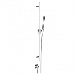 GESSI INVERSO RIGATO Штанга в комплекте с душевой лейкой с защитой от известкового налета, гибкий шланг 1,50 м цвет: хром
