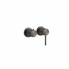 GESSI 316 Встраиваемый смеситель, на 2 источника (внешняя часть), цвет: Black Metal Brushed PVD