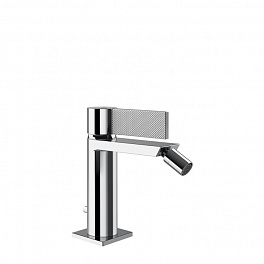 GESSI INVERSO DIAMANTATO Смеситель для биде с донным клапаном и соединительными шлангами, цвет: хром