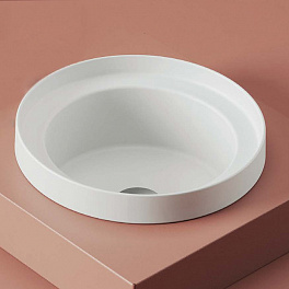 Artceram FUORI SCALA Раковина встраиваемая, d40см, без отв под смеситель, без перелива, цвет: белый матовый