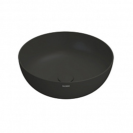 GLOBO T-Edge Раковина-чаша на столешницу d45, H 16 см, без отв под смеситель, цвет smoke