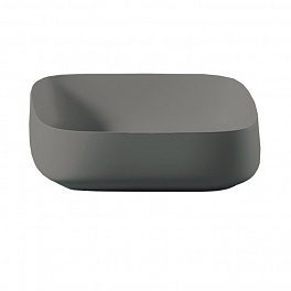 Artceram COGNAC Раковина настольная Quadro 55x35 см, цвет grigio oliva/покрытие Saniglaze