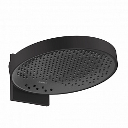 HANSGROHE RAINFINITY Верхний душ Ø360 мм., настенное крепление, 3 jet, цвет черный матовый