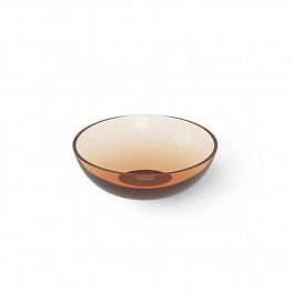 DEA DESIGN Washbasins Раковина настольная 50x50xh16 см, материал: Glasstech прозрачная смола, цвет: Sunset R1