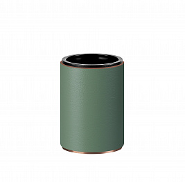 ADJ Стакан для зубных щеток, D7xH10 см., цвет:copper/эвкалипт