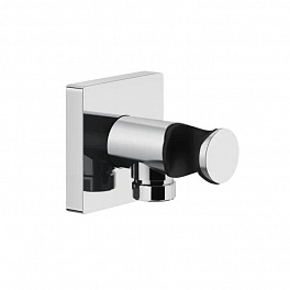 GESSI Rilievo Вывод воды с держателем для душевой лейки на 1/2", цвет: хром