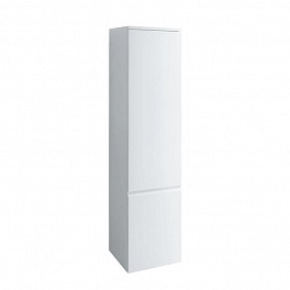 LAUFEN PRO S Высокий шкафчик , 350x335x1650 мм, 1 дверка,4 стеклянные полочки, петли слева, цвет глянцевый белый