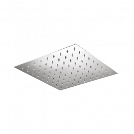 Plumberia Selection Верх. душ 250X250 из нерж.стали,встроенный клапан безопасности, поворот.крепление, антикальций, 2мм, хром