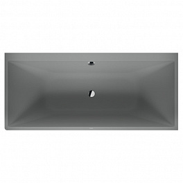 Duravit Vitrium Ванна прямоугольная правый угол 1800x800мм, с ножками, с2 наклонами для спины, цвет светло-серый матовый