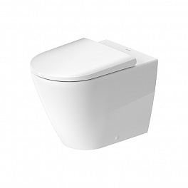 Duravit D-Neo Унитаз напольный 370х580х400 мм, безободковый, слив в стену, цвет: белый (Спец.цена из наличия)