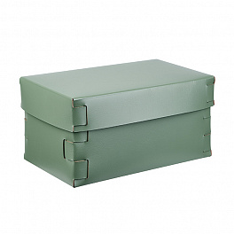 Colombo Adj Коробка Snob, 25x15H13,5 см , цвет: эвкалипт/небесный