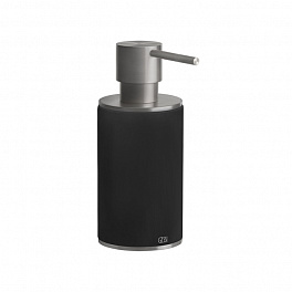GESSI 316 Дозатор для жидкого мыла настольный, цвет: черный/steel brushed