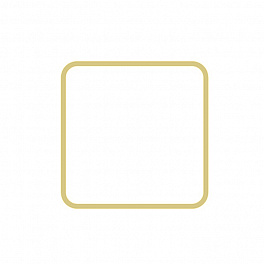 Bertocci Fly Держатель настенный металлический для ершика, цвет: Soft Gold (акция из наличия)