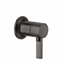 GESSI INCISO Встраиваемый смеситель, на 1/2", на 1 источник (внешняя часть), цвет: brushed black metal pvd