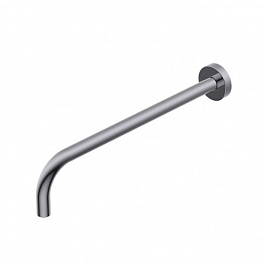 Ritmonio Shower heads Кронштейн верхнего душа L=350mm, горизонтальный, круглый, из латуни, цвет: Brushed