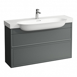 Laufen New Classic База под раковину подвесная , 1180х320х670 мм, 2 ящика, цвет серый (для раковины 813858)