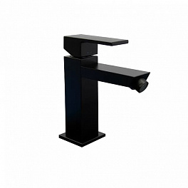Kerama Marazzi Смеситель для биде FUTURA однорычажный с донным клапаном, цвет черный матовый (Снижены цены)