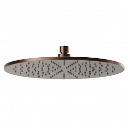 Newform Head Showers Верхний душ круглый с дождевой струей H=8 мм D=300 мм, цвет: PVD brushed copper bronze