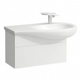 Laufen Alessi One Тумба подвесная под раковину 814976, 730х320х340мм, с 1 ящиком, цвет: белый матовый (260)