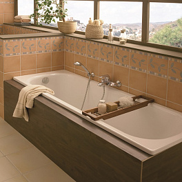 BETTE Classic Ванна с шумоизоляцией 170х75х45, с шумоизоляцией, с покрытием BetteGlasur ® Plus, белая (для стандартного слива-перелива)