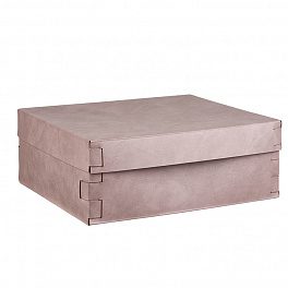 Colombo Adj Коробка Snob, 36x30H13,5 см , цвет: пепельная роза/устричный
