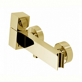 Bossini Cube Смеситель наружный для душа с выходом на 1/2”, цвет: Gold PVD