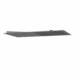 GESSI Tremillimetri Верхний душ QUADRO 300х550 мм , цвет: Black Metal Brushed PVD