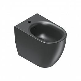 Catalano SFERA Биде напольное 55x35, с 1 отв. под смеситель, покрытие Cataglaze+, без крепежа, цвет черный матовый